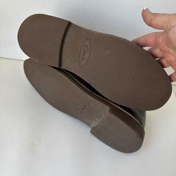 Clarks Men’s Bushacre 2 Beeswax Chukka Boots Brown Leather Lace Up Size 13 M - Picture 7 of 9